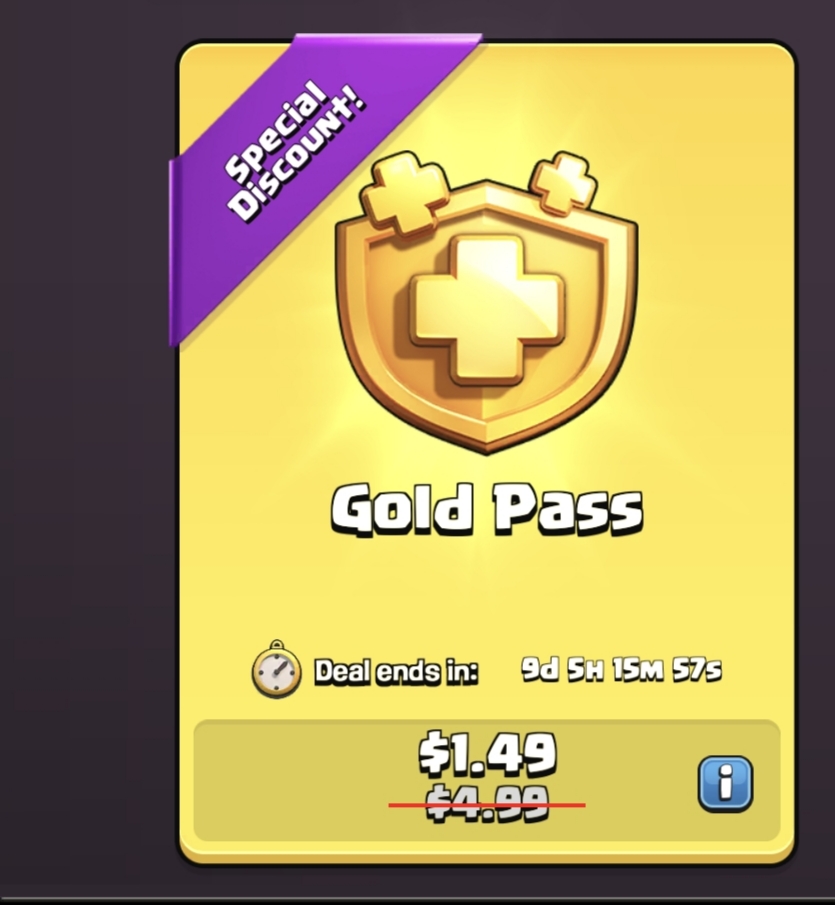 Special Discount GOLD PASS